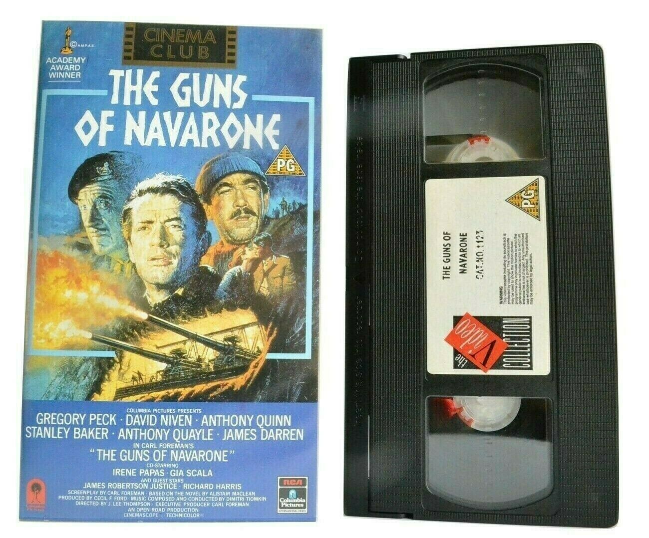 The Guns Of Navarone (1961): War Drama - Gregory Peck / Anthony Quinn - VHS-