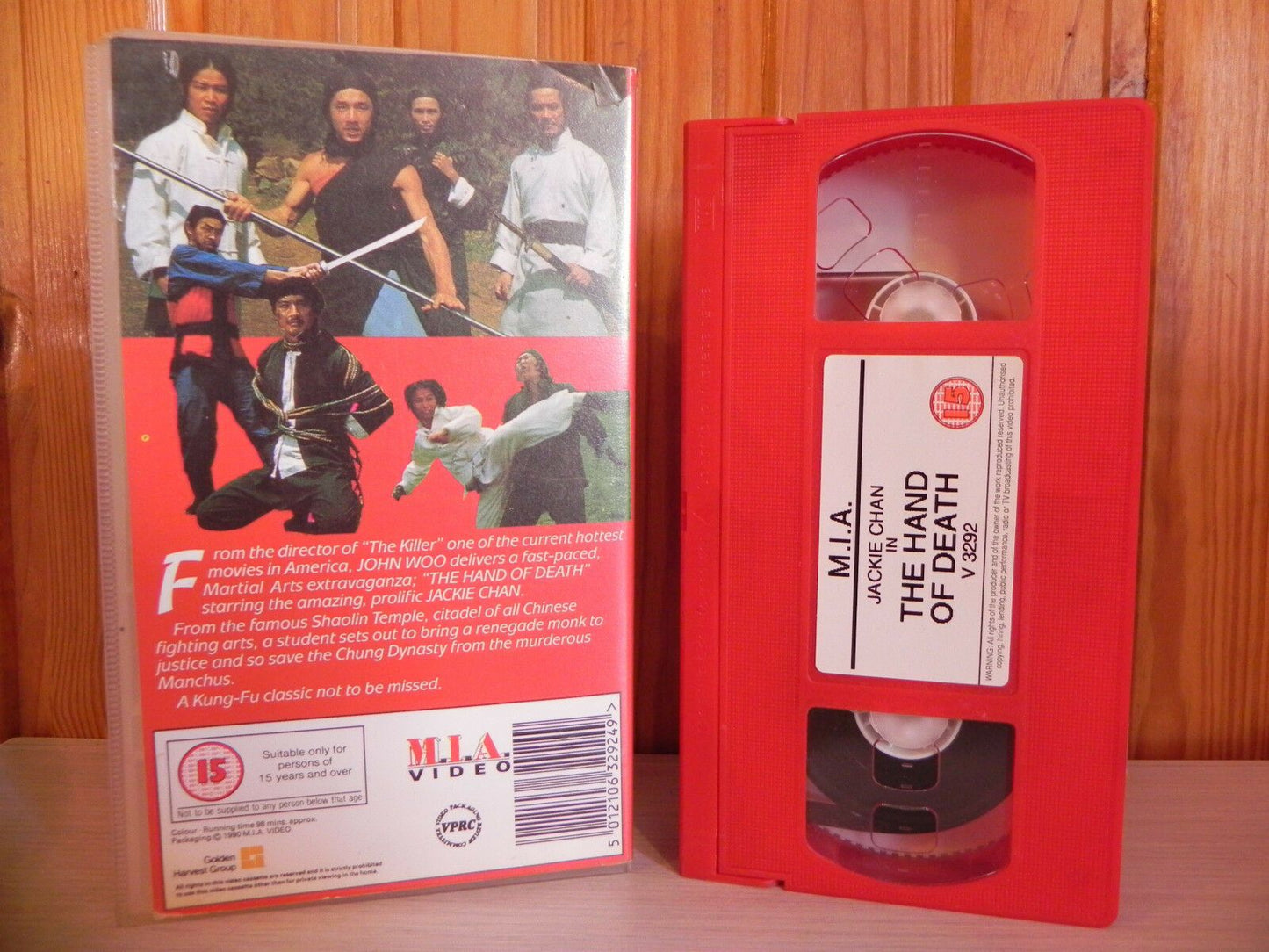 The Hand Of Death - Jackie Chan - Sammo Hung - John Woo - Kung-Fu - VHS - Video-