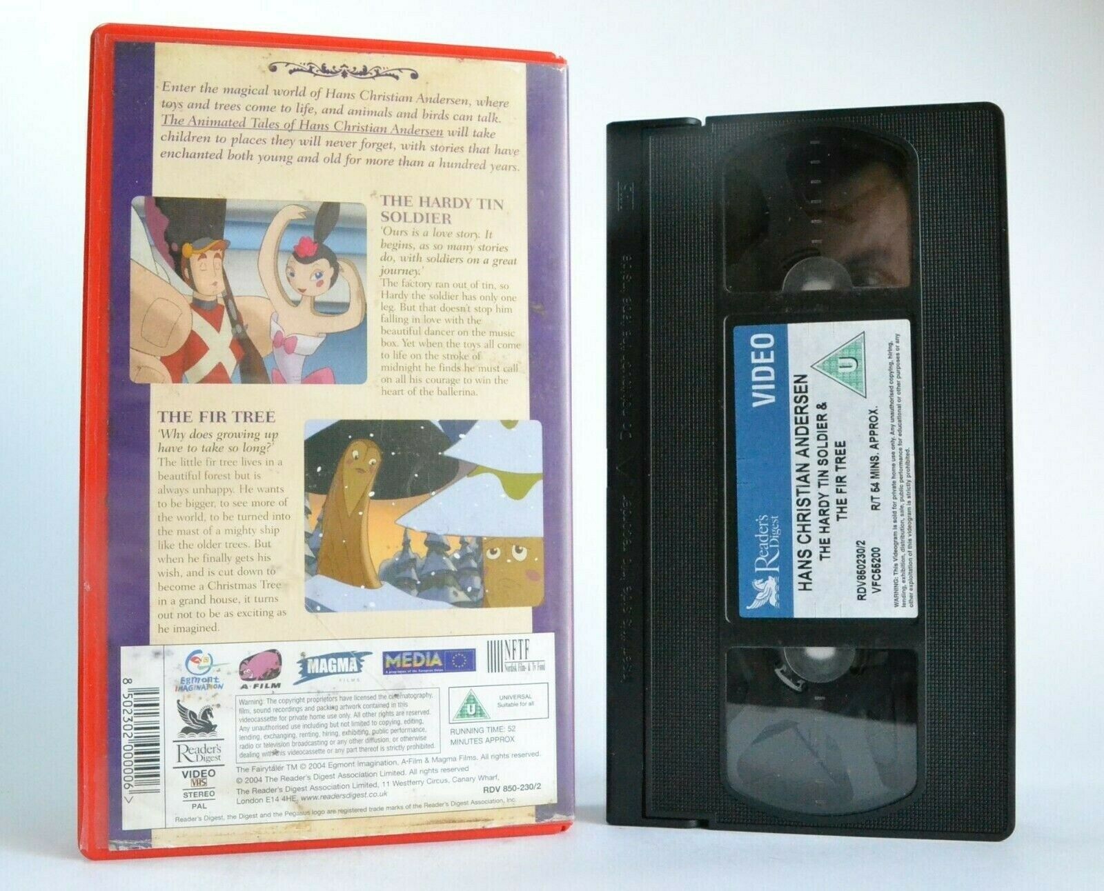 The Hardy Tin Soldier:T By H.C.Andersen Fairy Tale - Animated - Children's - VHS-