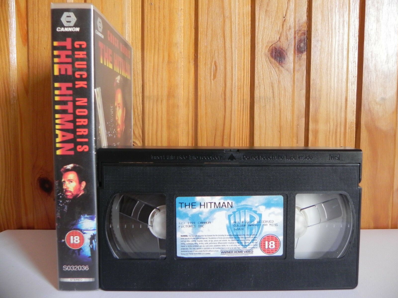 The Hitman - Cannon - Action - Cert (18) - Chuck Norris - Alberta Watson - VHS-