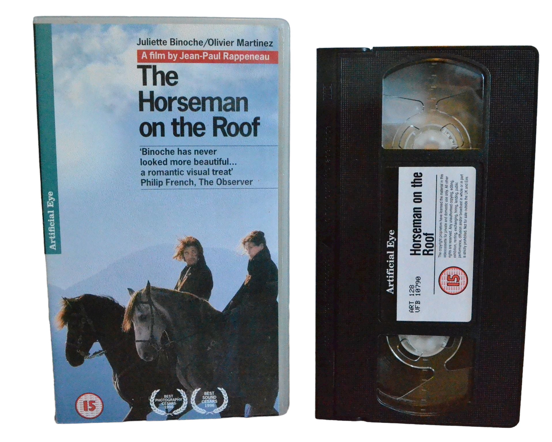 The Horseman On The Roof - Juliette Binoce & Olivier Martinez - Fox Vedio - Action - Pal - VHS-