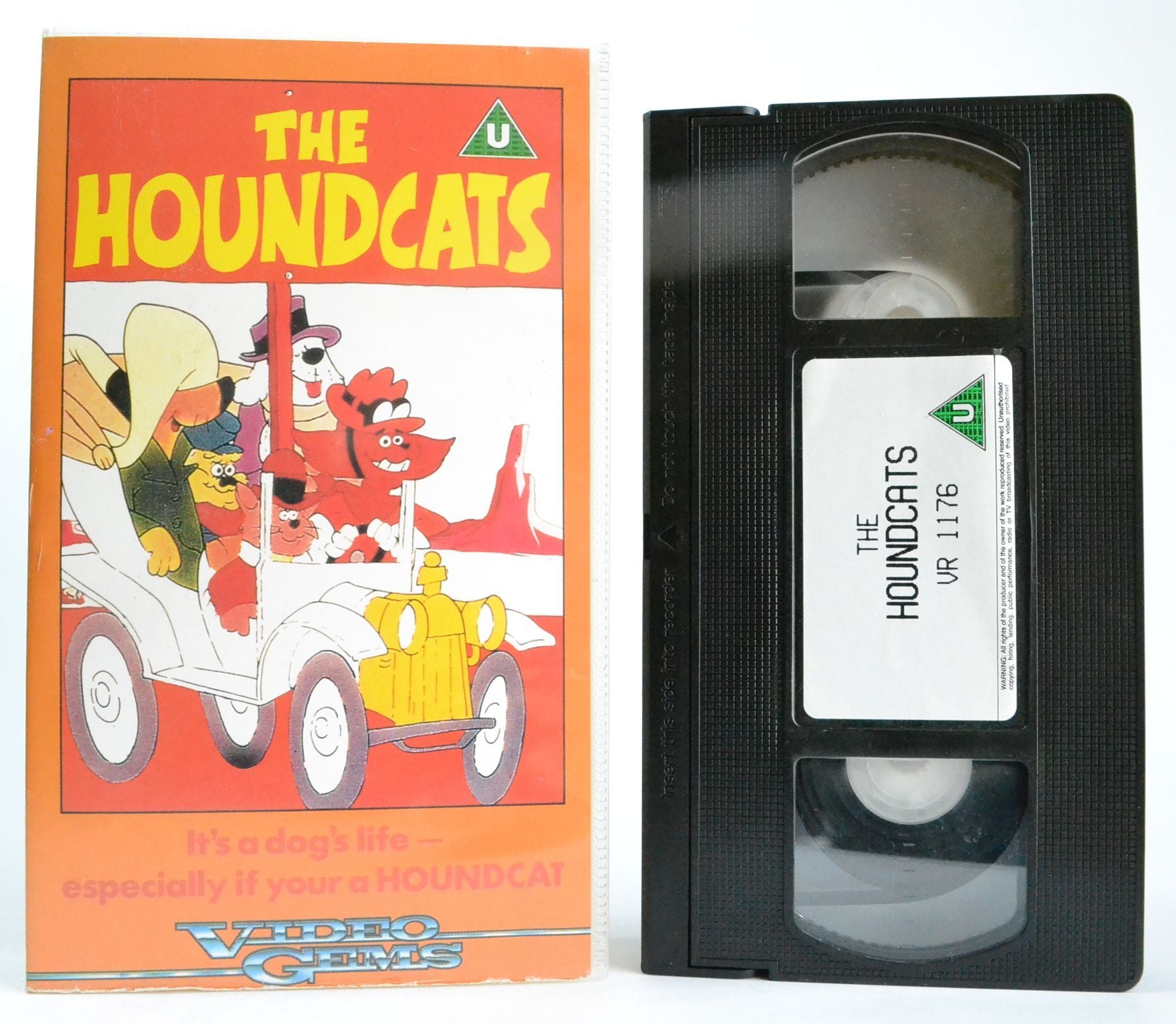 The Houndcats: Stutzcat - Dingdog - Puttypuss - Musselmutt - Rhubarb - Kids - VHS-