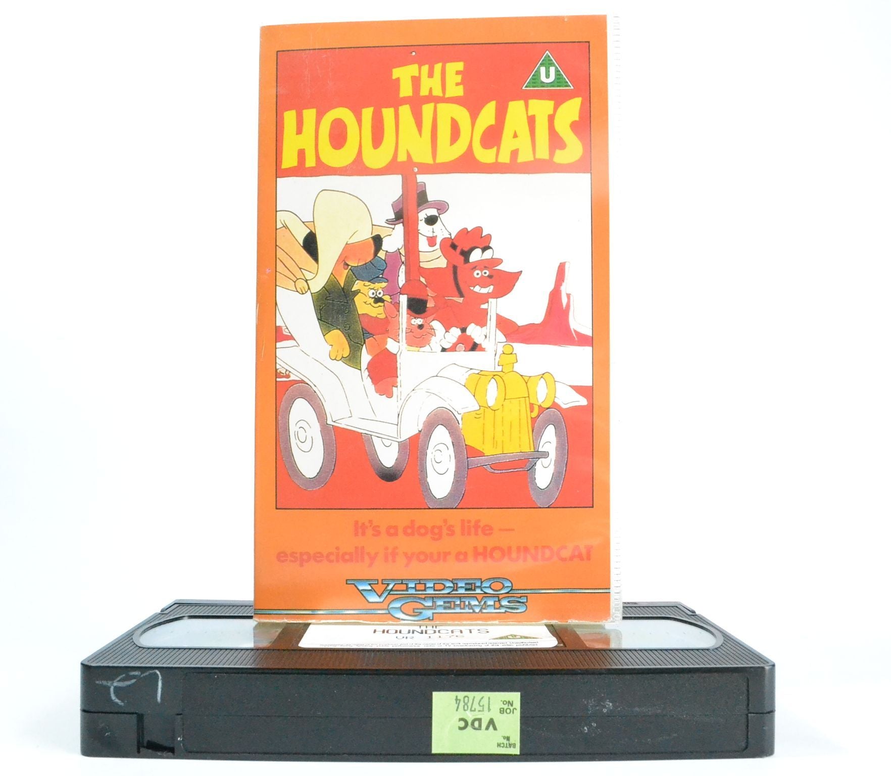 The Houndcats: Stutzcat - Dingdog - Puttypuss - Musselmutt - Rhubarb - Kids - VHS-