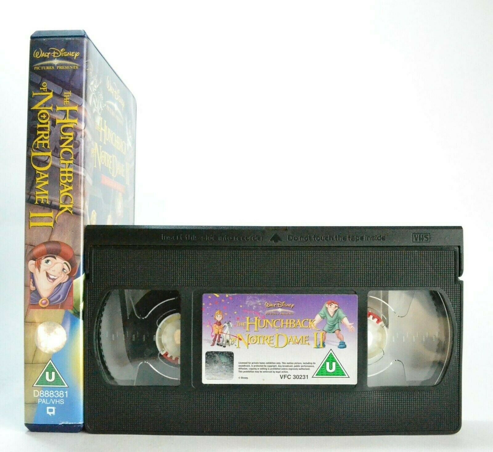 The Hunchback Of Notre Dame 2: The Secret Of The Bell - Disney - Kids - Pal VHS-