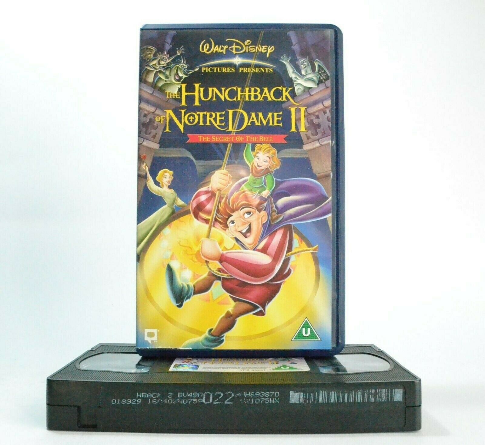 The Hunchback Of Notre Dame 2: The Secret Of The Bell - Disney - Kids - Pal VHS-