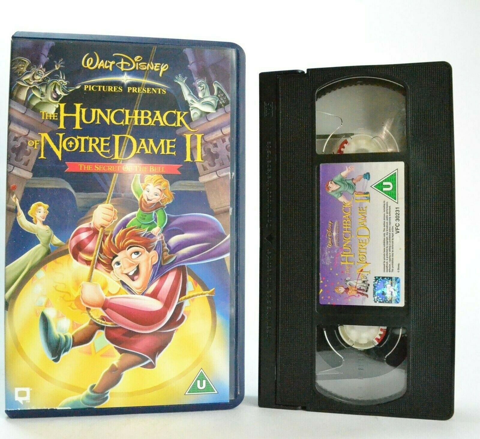 The Hunchback Of Notre Dame 2: The Secret Of The Bell - Disney - Kids - Pal VHS-