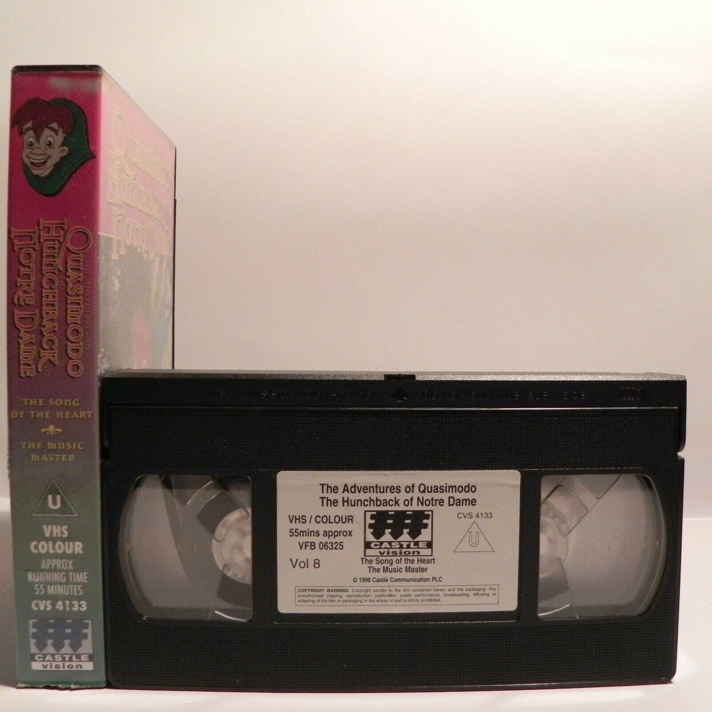 The Hunchback Of Notre Dame - Adventures Of Quasimodo - Animated - Kids - VHS-