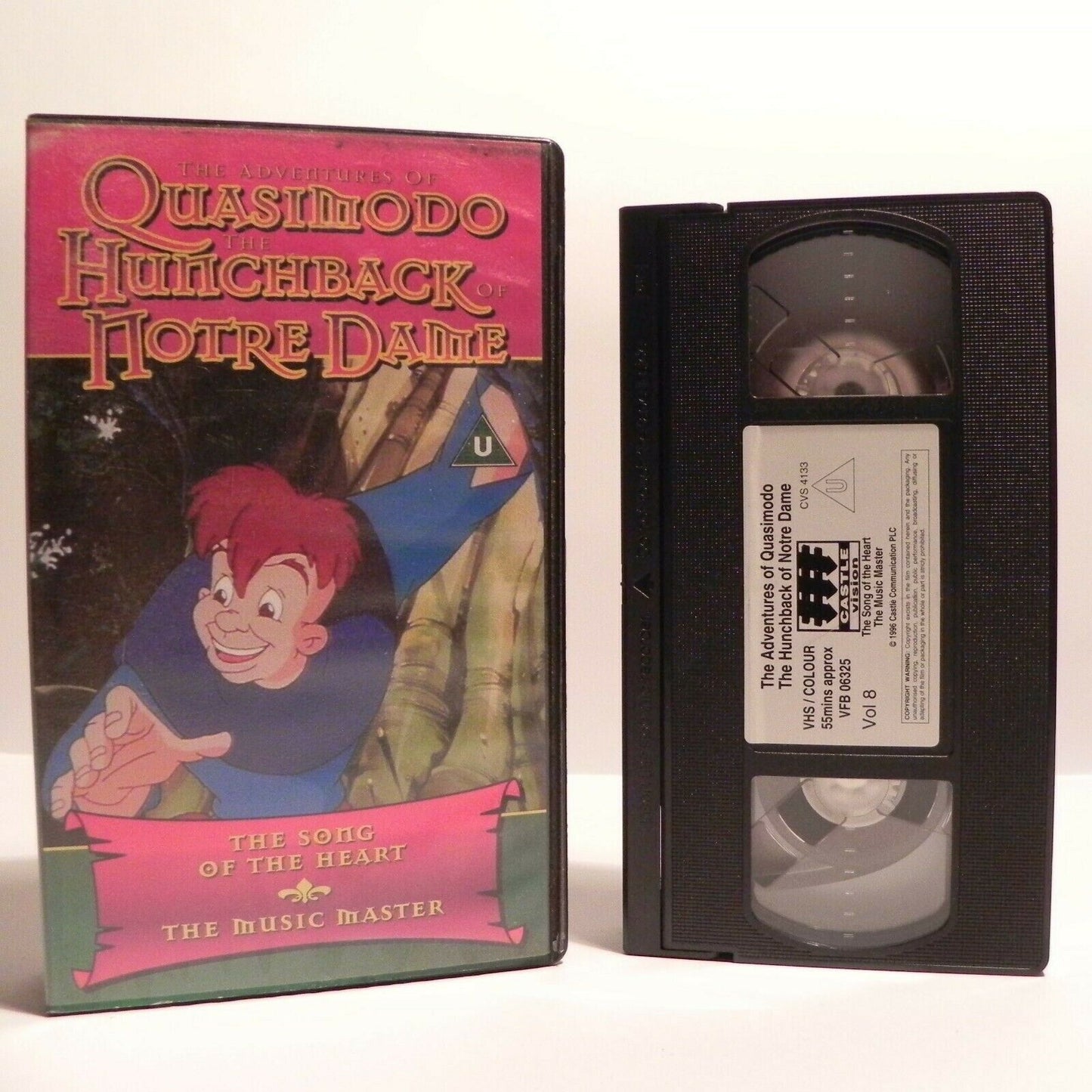 The Hunchback Of Notre Dame - Adventures Of Quasimodo - Animated - Kids - VHS-