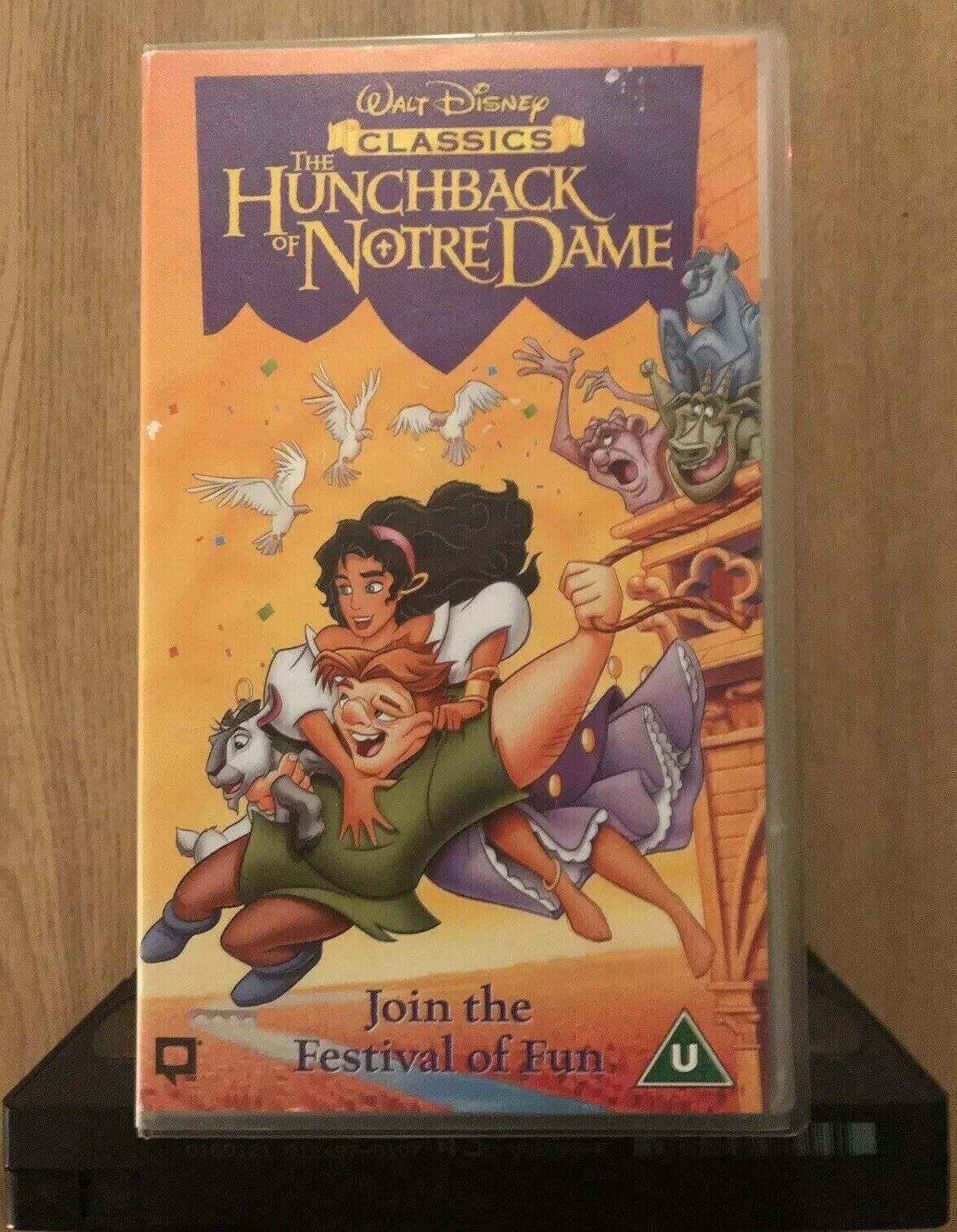 The Hunchback Of Notre Dame - Walt Disney Classics - Animated - Kids - Pal VHS-