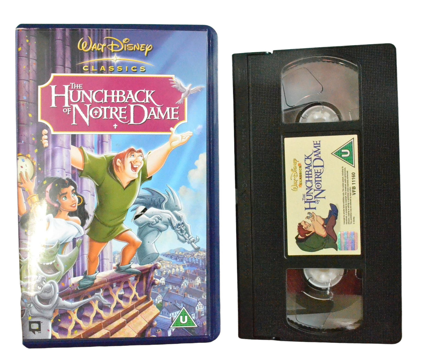 The Hunchback of Notre Dame - Walt Disney Classics - Children's - Pal VHS-