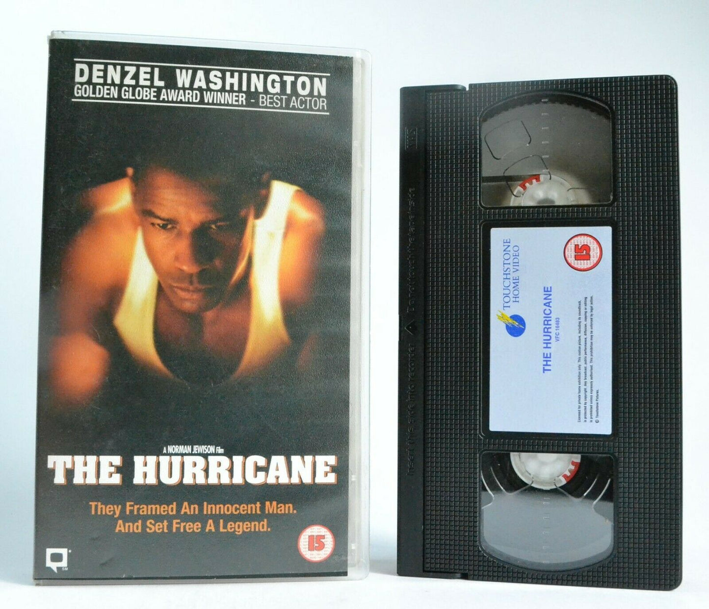 The Hurricane: Rubin Carter Biographical Film - Drama - Denzel Washington - VHS-