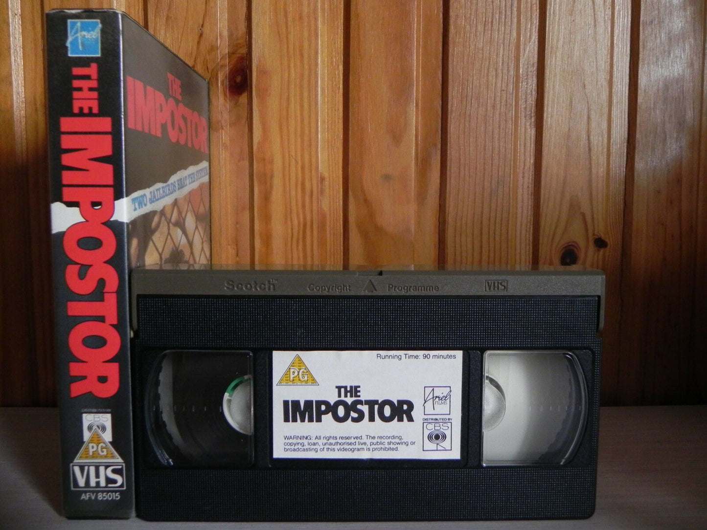 The Imposter - Prison Exploitation - Billy Williams -Tony Geary - Pre-Cert - VHS-