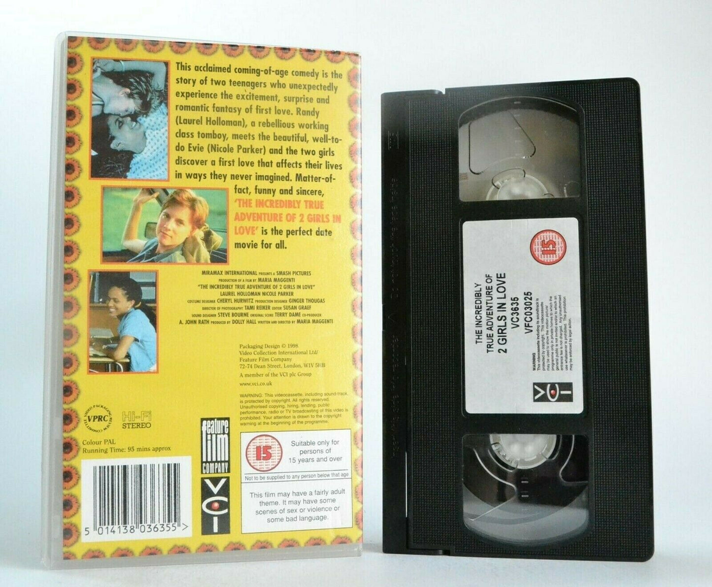 The Incredibly True Adventures Of 2 Girls In Love - First Love - Kids - Pal VHS-