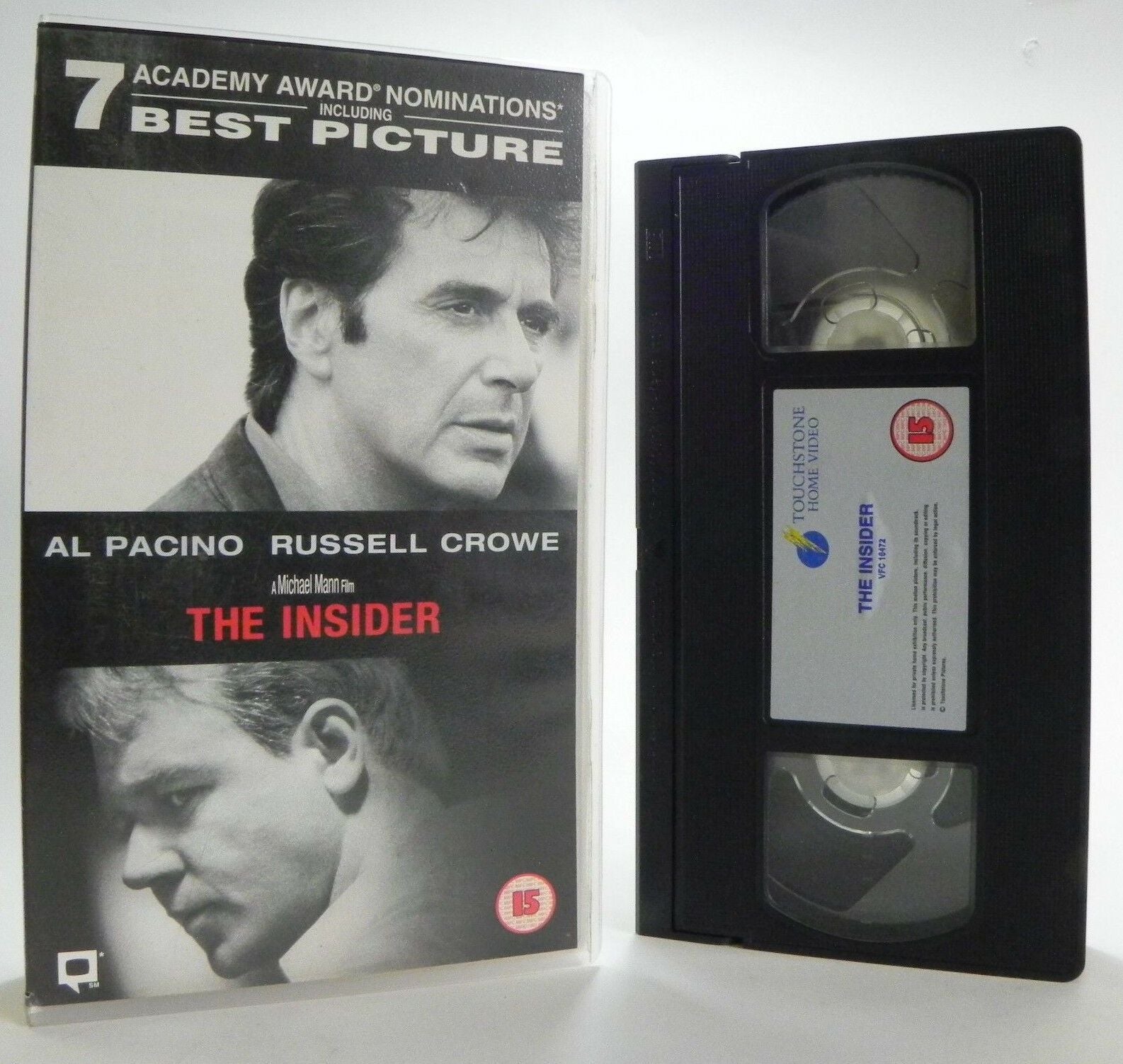 The Insider: M.Mann Film - Drama/Thriller (1999) - A.Pacino/R.Crowe - Pal VHS-