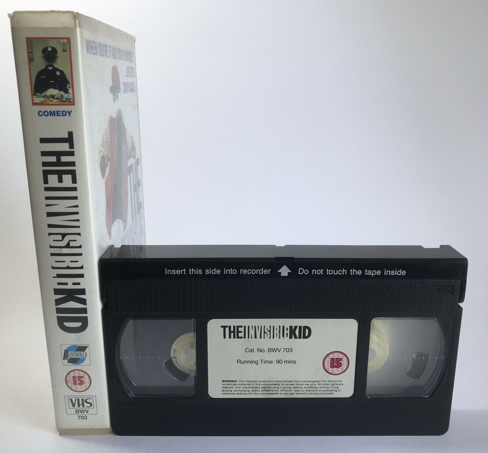 The Invisible Kid: (1988) Cult Comedy/Braveworld - Jay Underwood - Large Box OOP VHS-