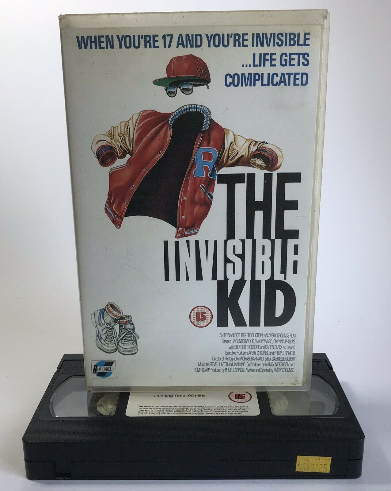 The Invisible Kid: (1988) Cult Comedy/Braveworld - Jay Underwood - Large Box OOP VHS-