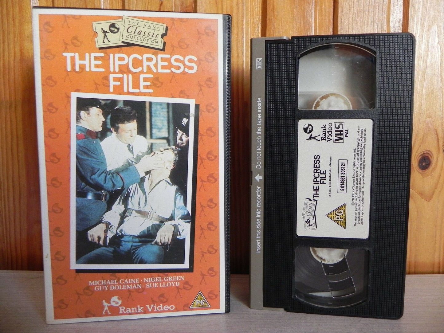 The Ipcress File - Rank Video - Thriller - Michael Caine - Nigel Green - Pal VHS-