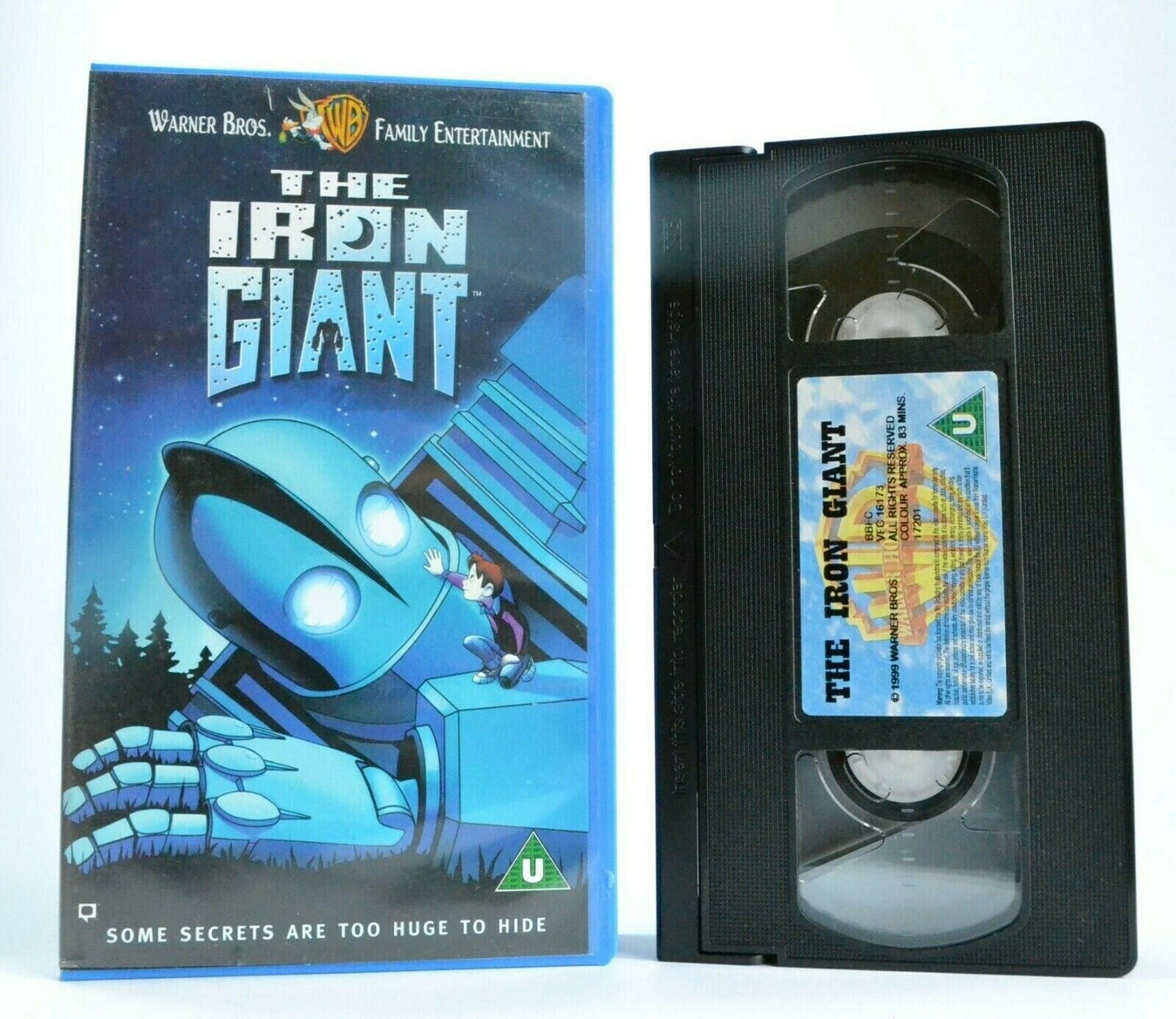 The Iron Giant: (1999) Warner Bros - Sci-Fi/Animated Adventure - Kids - Pal VHS-