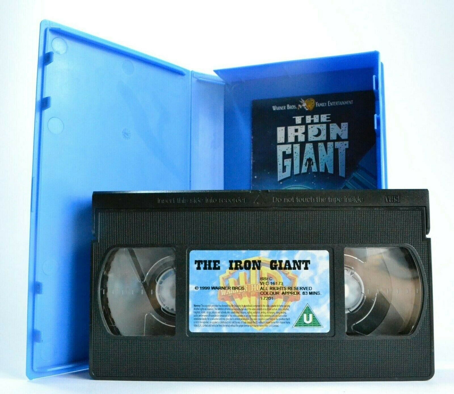 The Iron Giant: (1999) Warner Bros - Sci-Fi/Animated Adventure - Kids - Pal VHS-