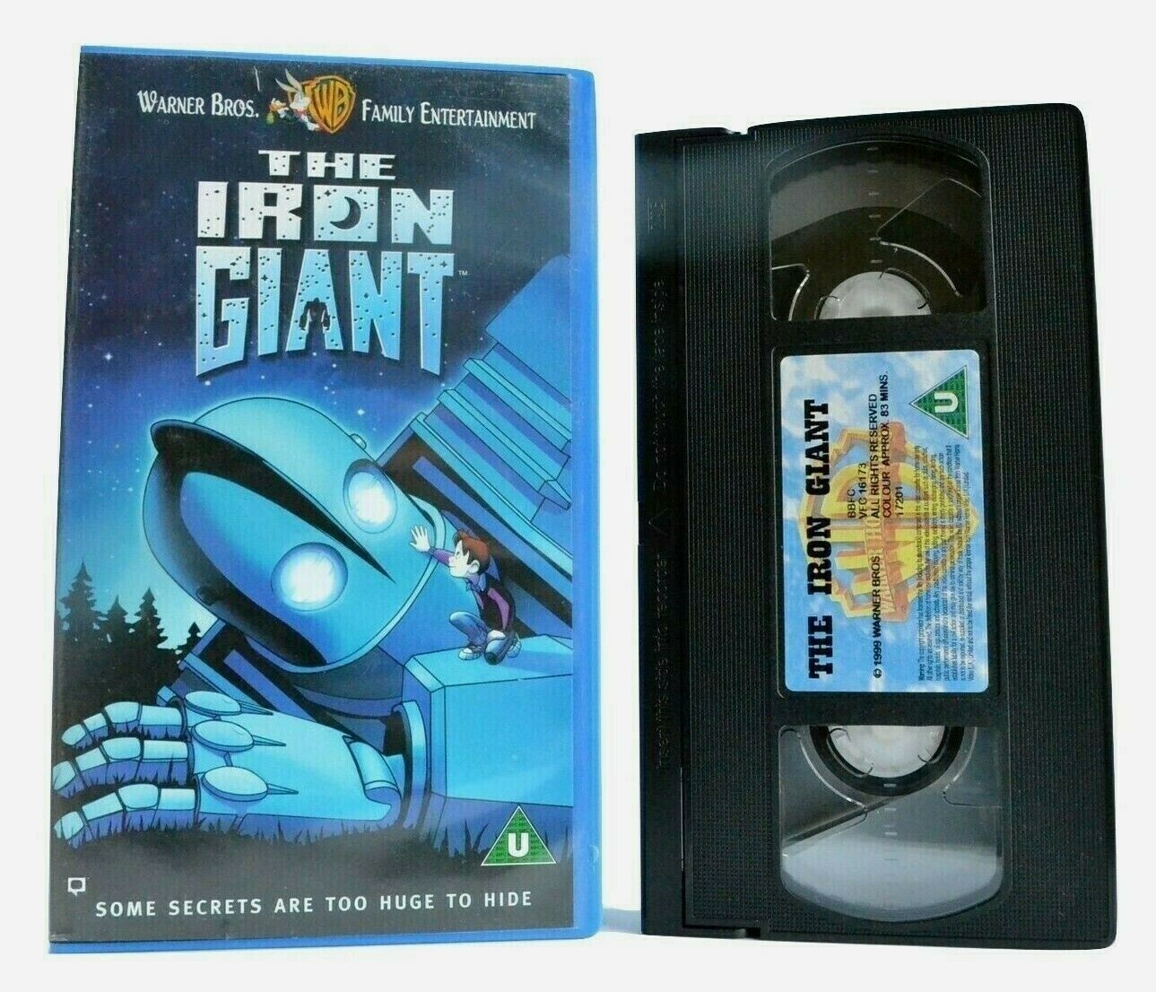 The Iron Giant: (1999) Warner Bros - Sci-Fi/Animated Adventure - Kids - Pal VHS-