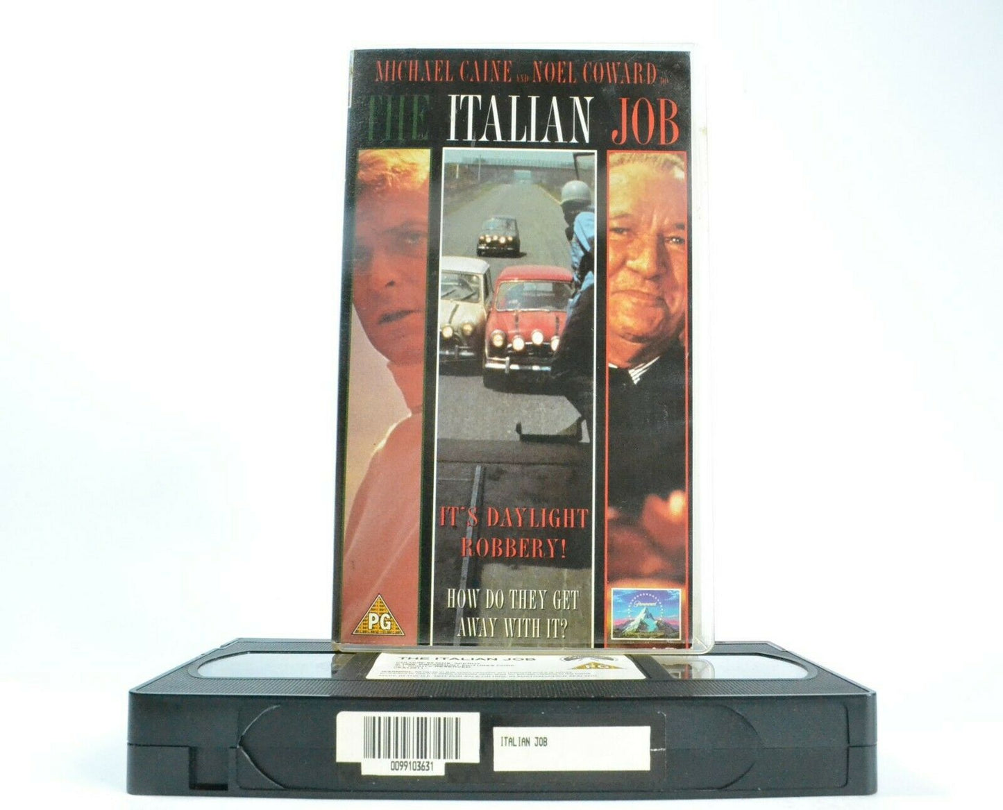 The Italian Job (1969): Gangster Action - Michael Caine / Noel Coward - Pal VHS-