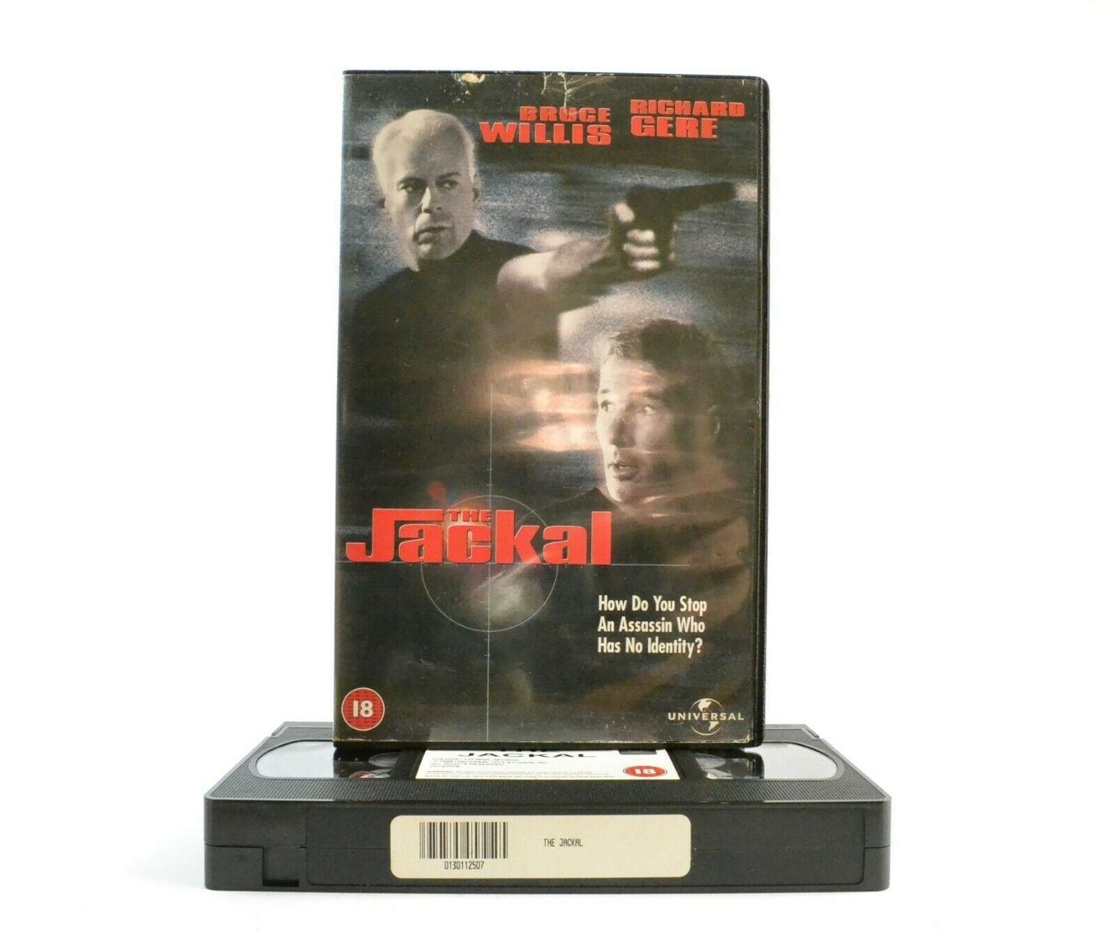 The Jackal: B.Willis Vs R.Gere - Hard Action/Thriller (1997) - Large Box - VHS-