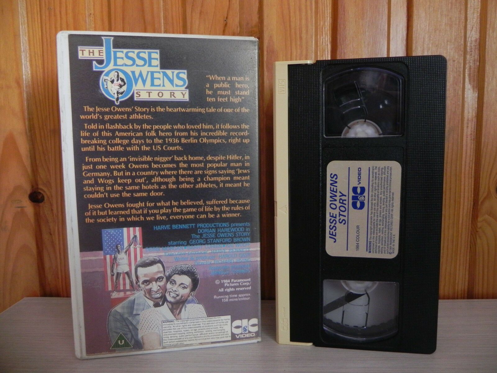 The Jesse Owens Story - Sports - Original 1984 Video - CIC Release - 2119 - VHS-