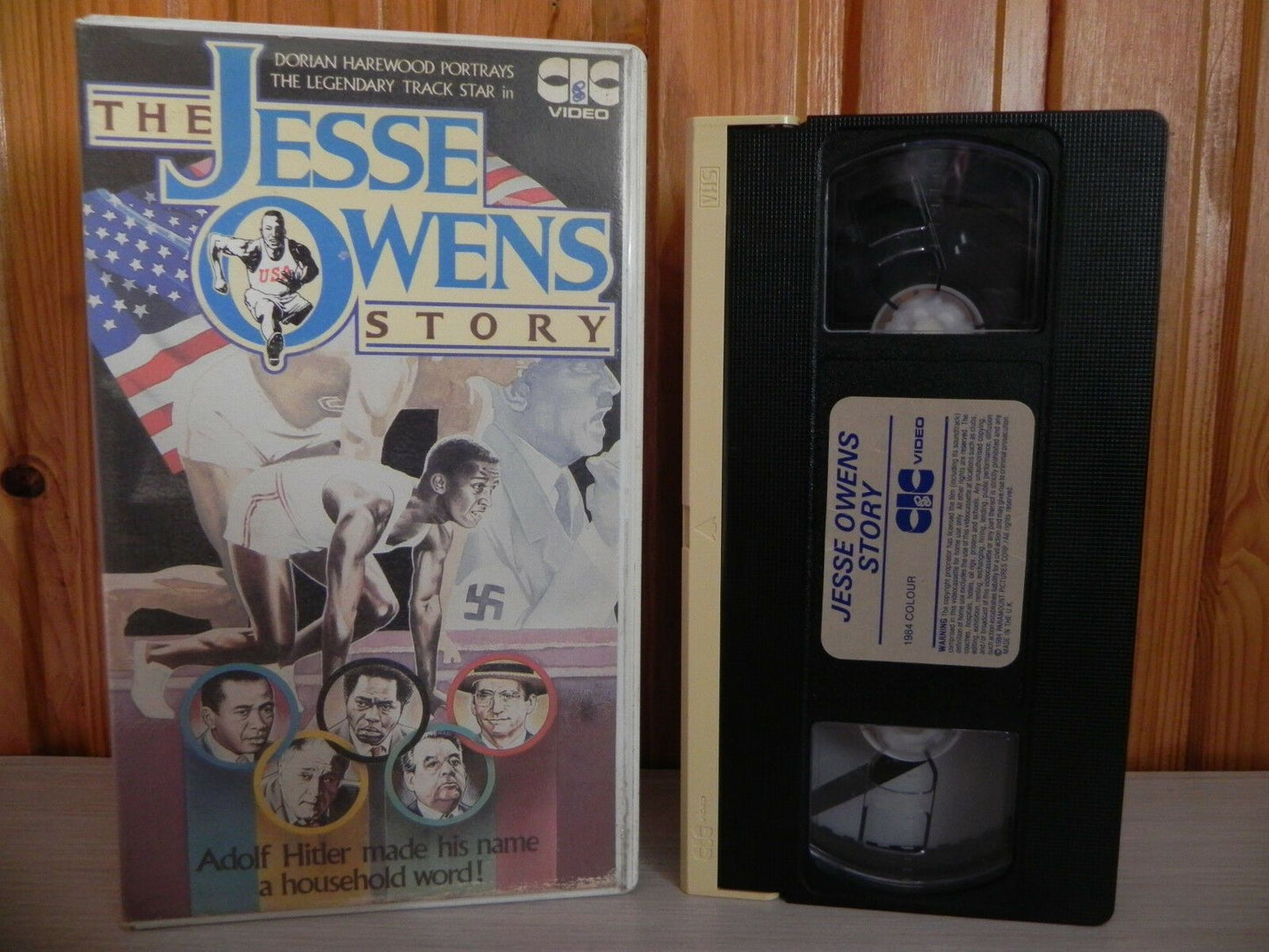 The Jesse Owens Story - Sports - Original 1984 Video - CIC Release - 2119 - VHS-