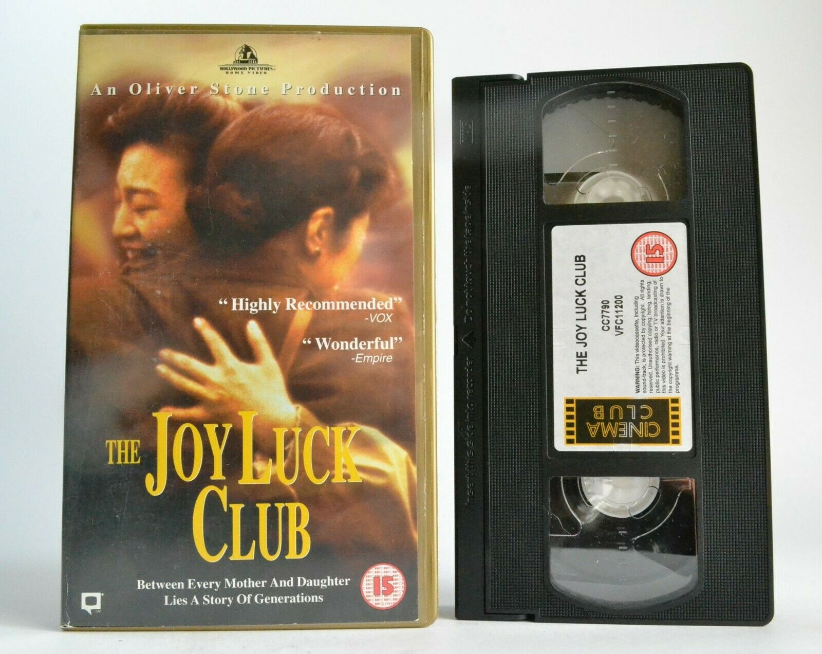 The Joy Luck Club (1993); [Amy Tan] - Life Story Drama -<Oliver Stone>- Pal VHS-