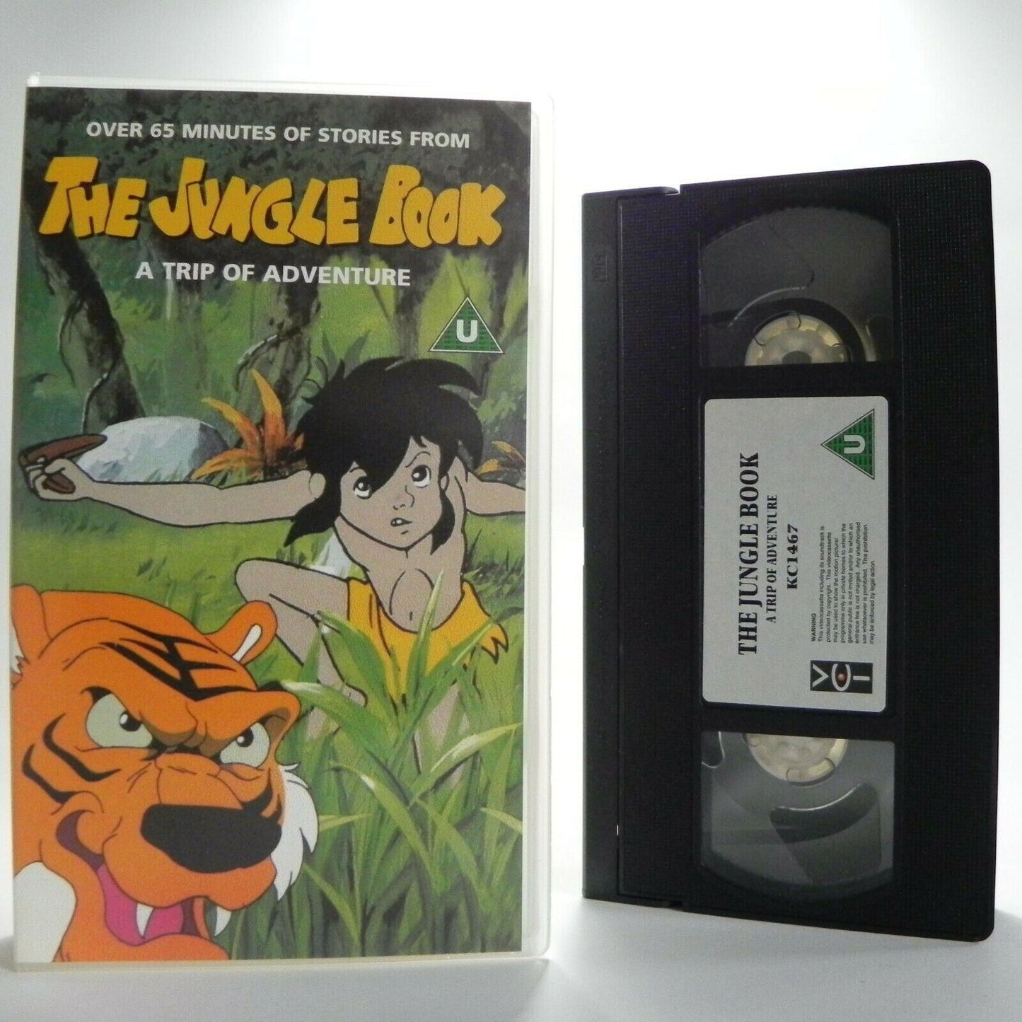 The Jungle Book: A Trip Of Adventure - 3 Episodes - Classic Stories - Kids - VHS-