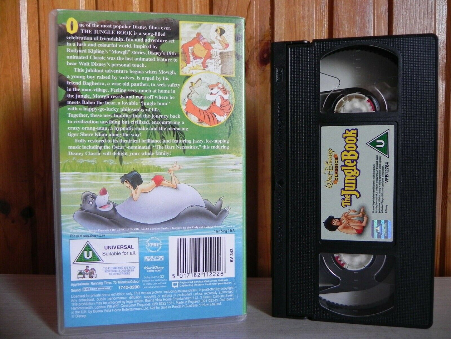 The Jungle Book: Walt Disney Classic - Adventure - Fun - Colourful World - VHS-