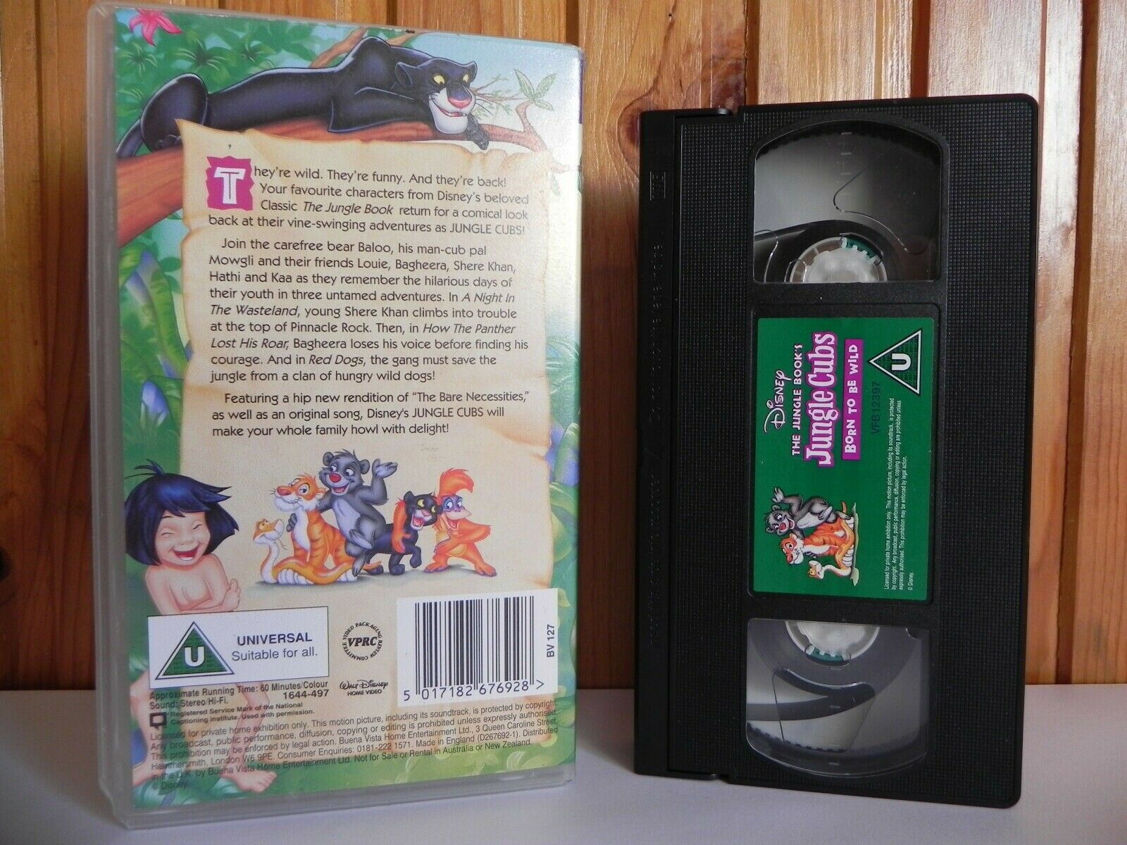 The Jungle Book's Jungle Cubs: Born To Be Wild - Disney - Animated - Kids - VHS-