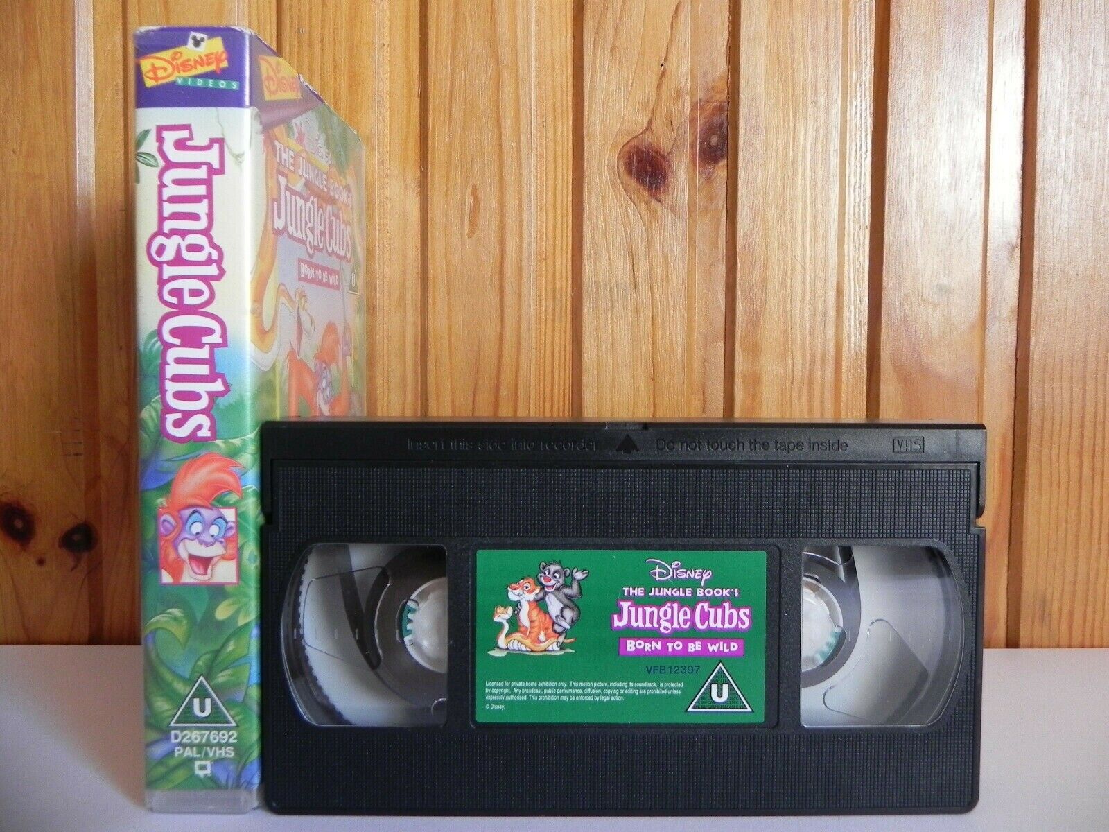 The Jungle Book's Jungle Cubs: Born To Be Wild - Disney - Animated - Kids - VHS-