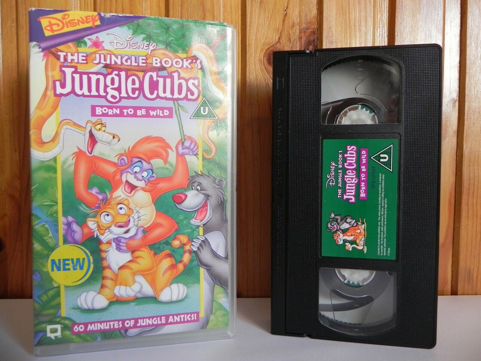 The Jungle Book's Jungle Cubs: Born To Be Wild - Disney - Animated - Kids - VHS-