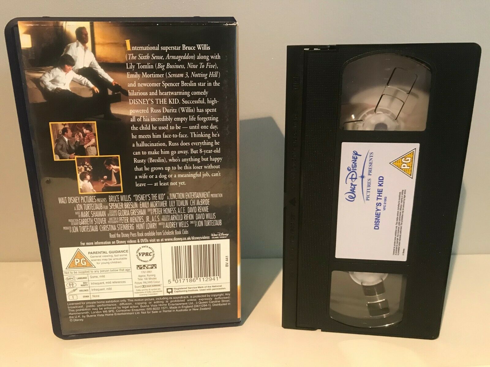 The Kid (2000); [Walt Disney]: Fantasy Comedy - Bruce Willis - Children's - VHS-