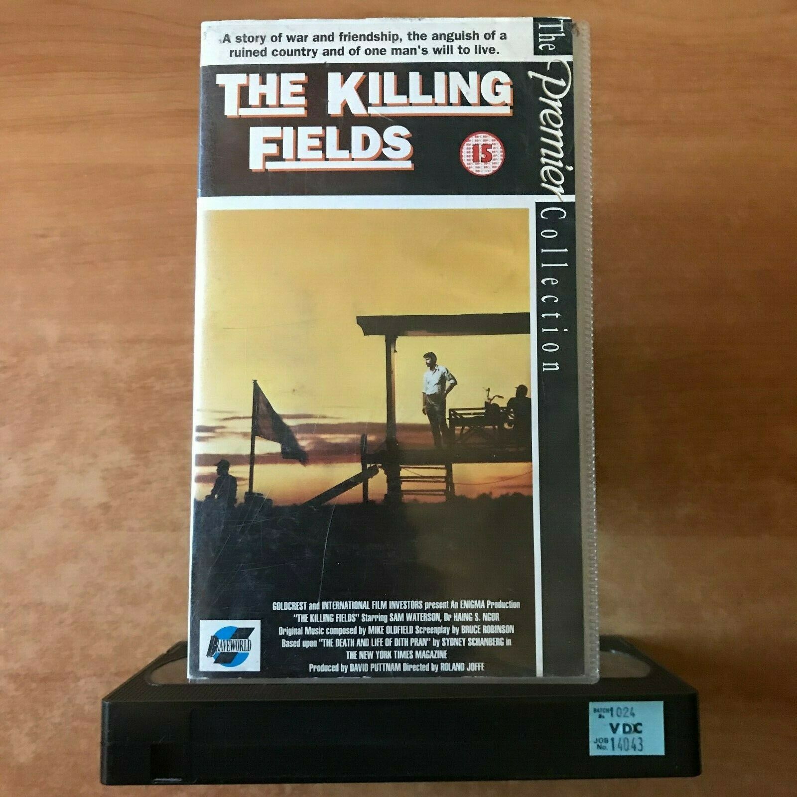 The Killing Fields (1984) Biographical Drama [3 Oscar Winner] Sam Waterson - VHS-