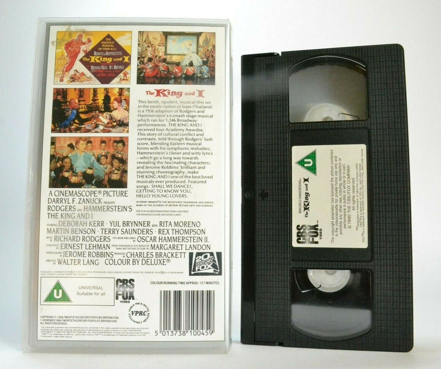 The King And I (1956); [Margaret Landon] - Musical - Deborah Kerr - Pal VHS-