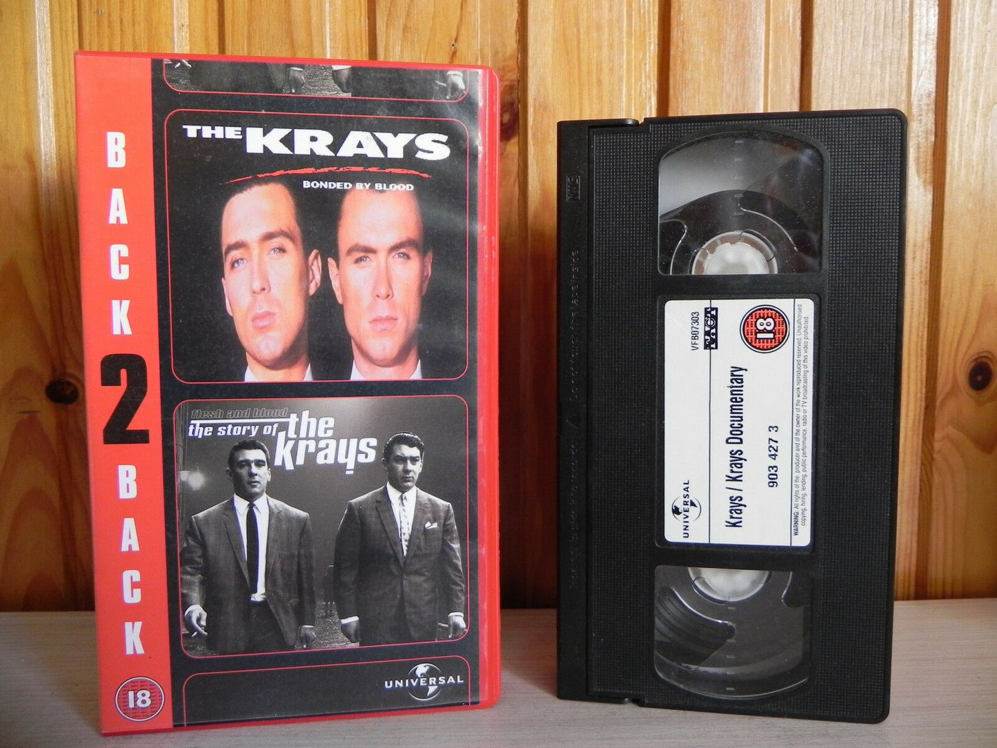 The Krays - Flesh And Blood: Story Of The Krays - Criminal - Back 2 Back - VHS-