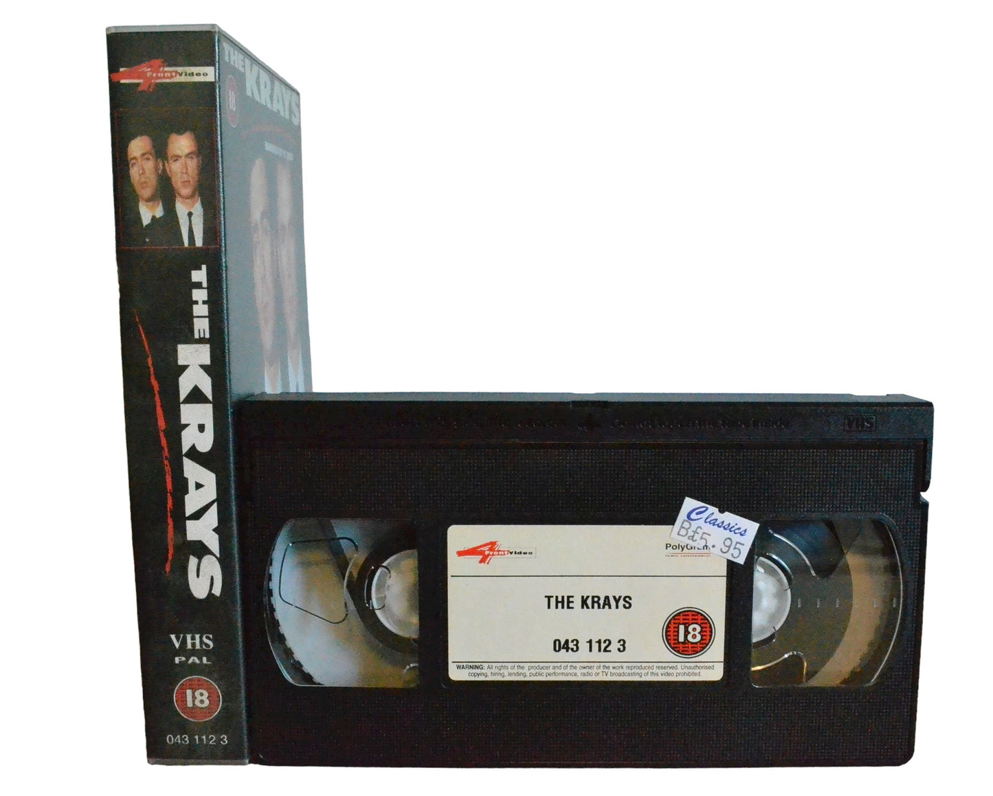 The Krays - Gary Kemp - 4 Front Video - Drama - Pal - VHS-