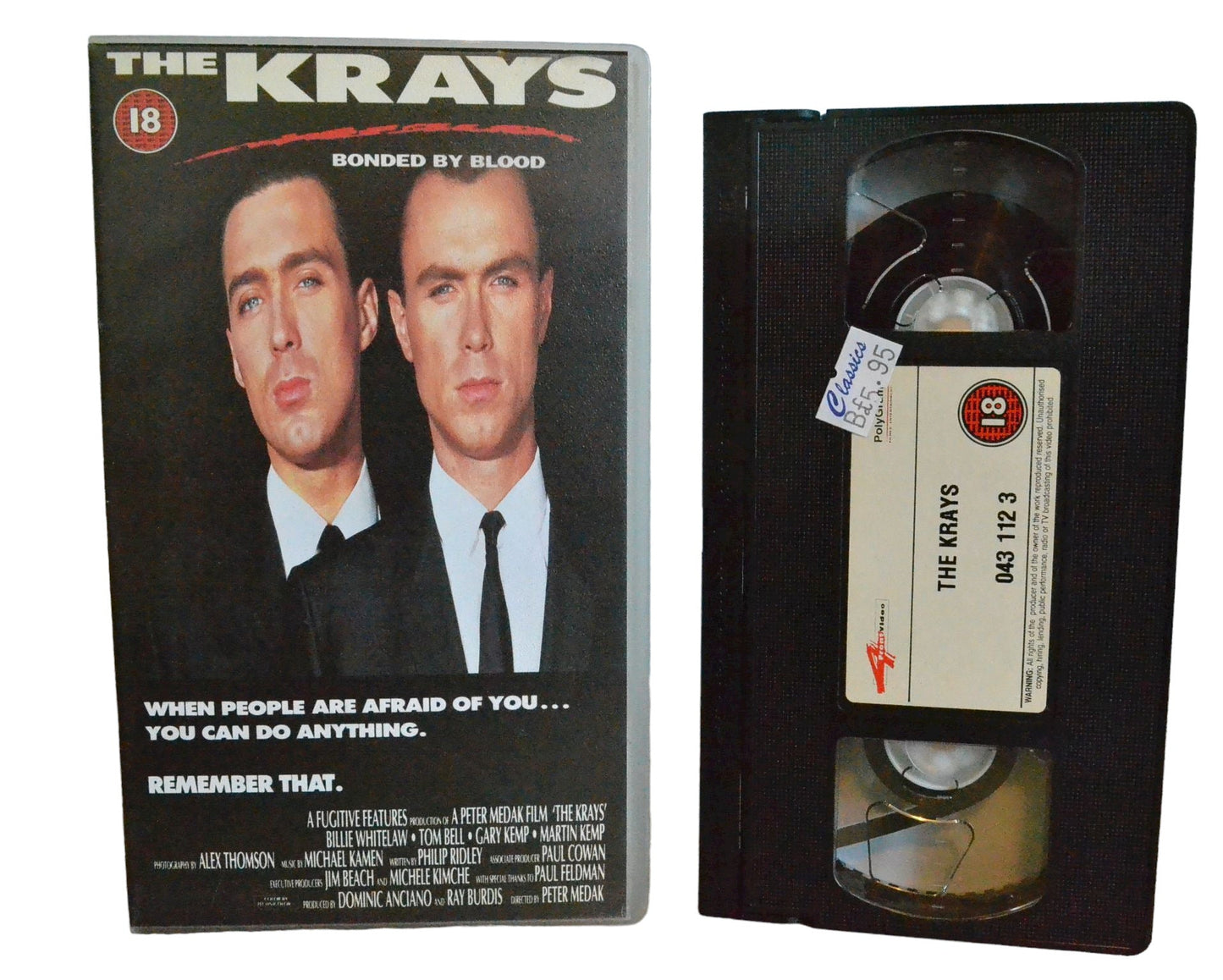 The Krays - Gary Kemp - 4 Front Video - Drama - Pal - VHS-