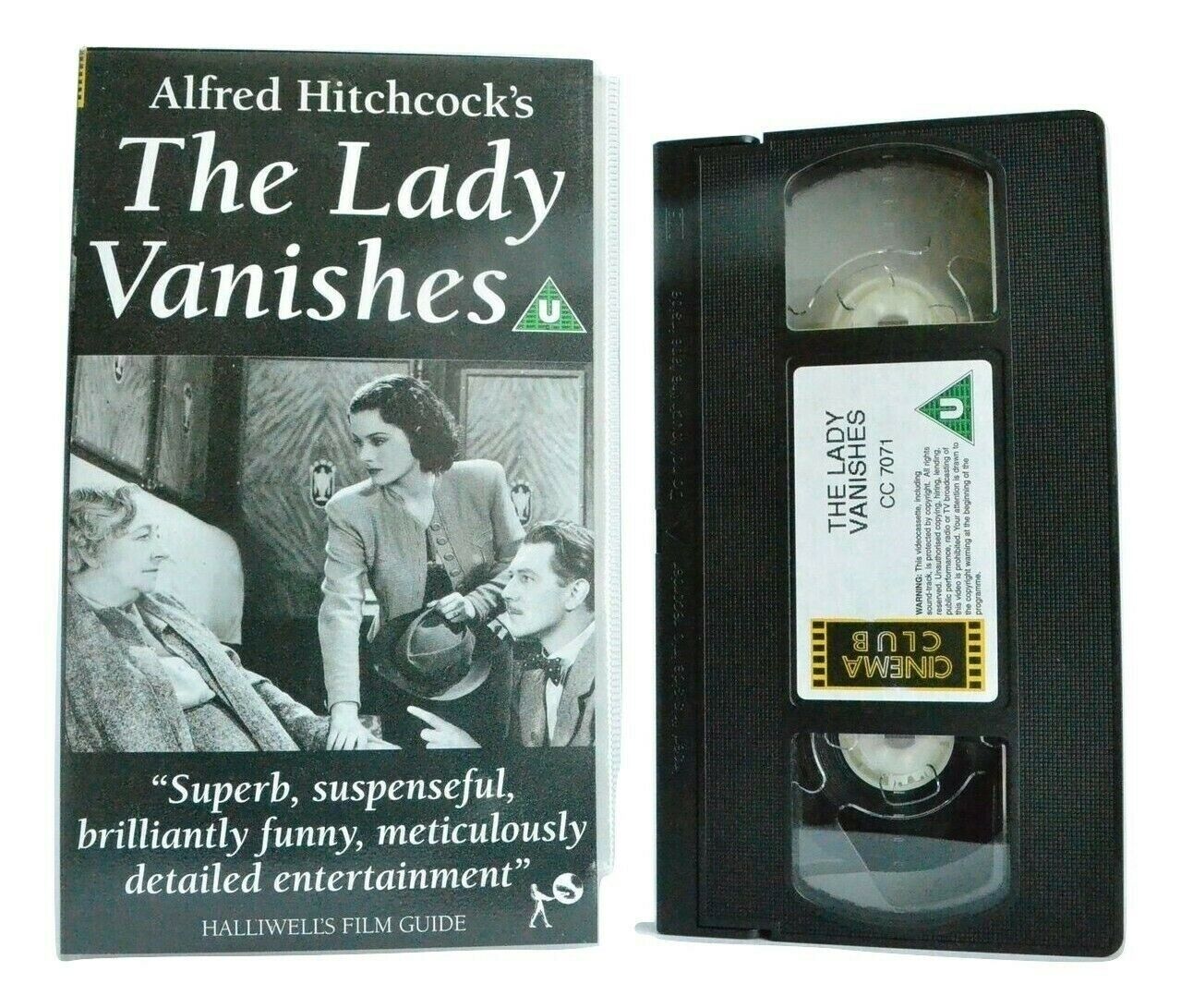 The Lady Vanishes: Alfred Hitchcock Film (1938) - British Mystery Thriller - VHS-