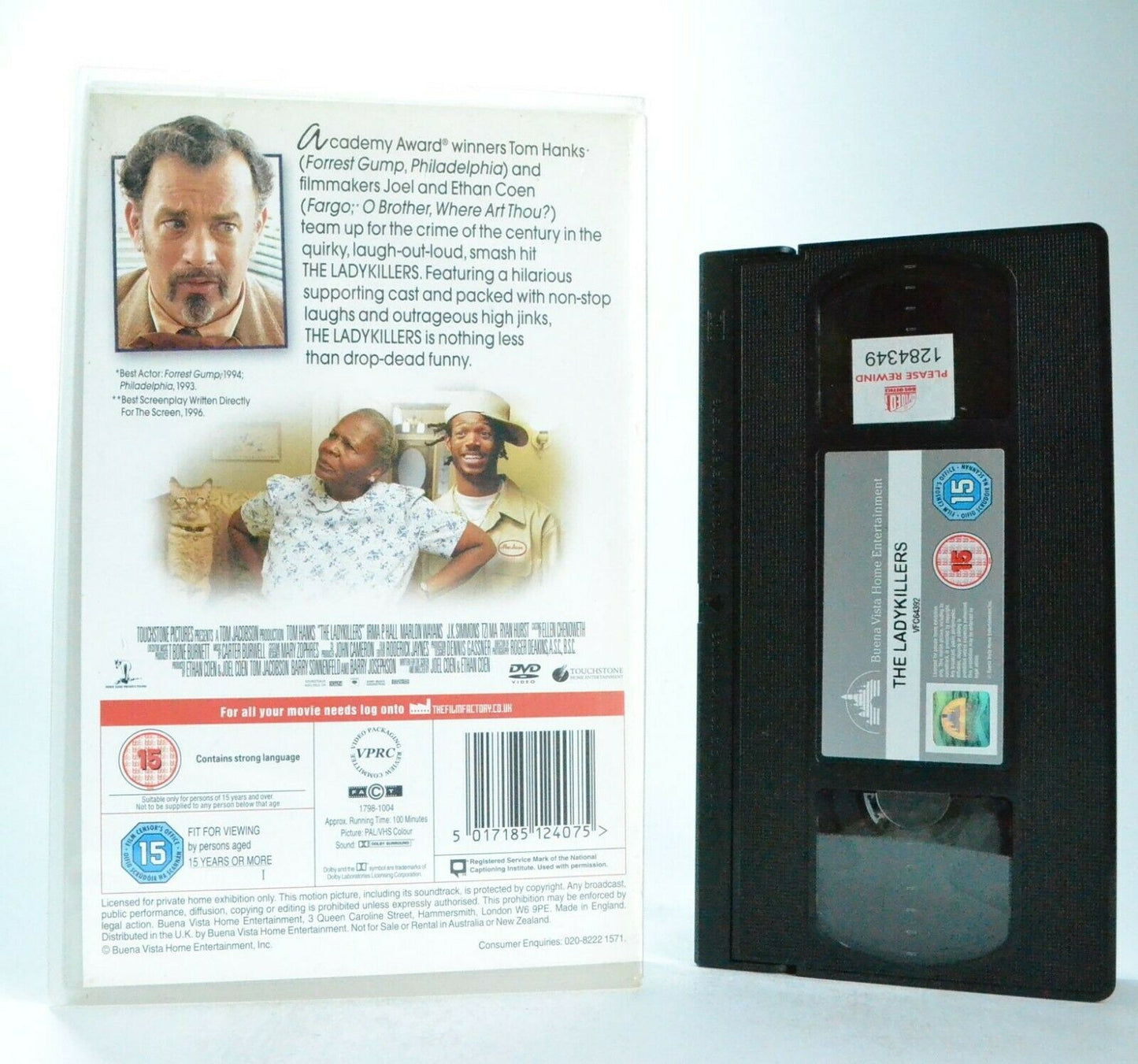 The Ladykillers (2004): An Coen Brothers Film - Black Comedy - Tom Hanks - VHS-