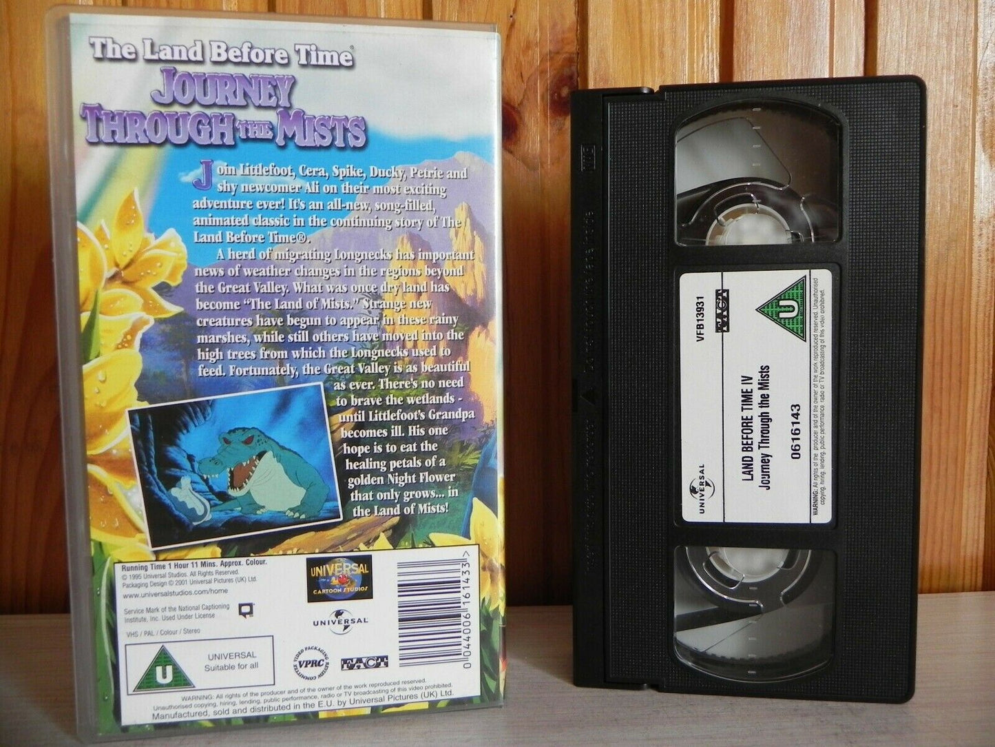 The Land Before Time - Journey Through The Mists - Universal - Adventure - VHS-