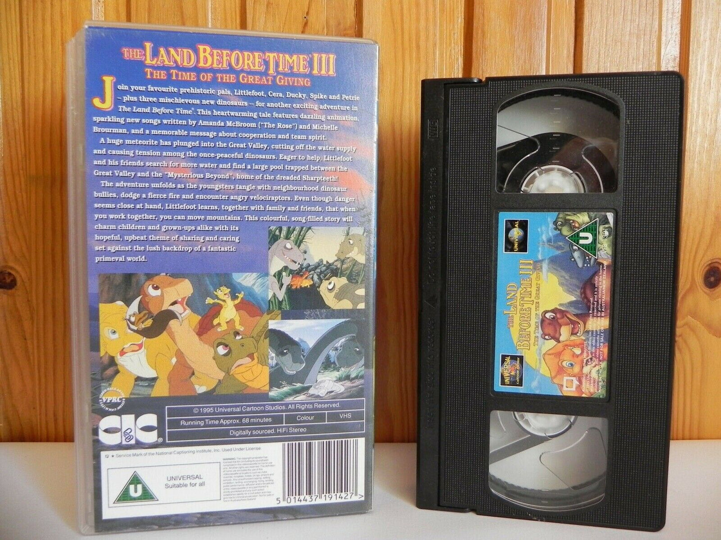 The Land Before Time: The Time Of The Great Giving - Magical Animation - Pal VHS-