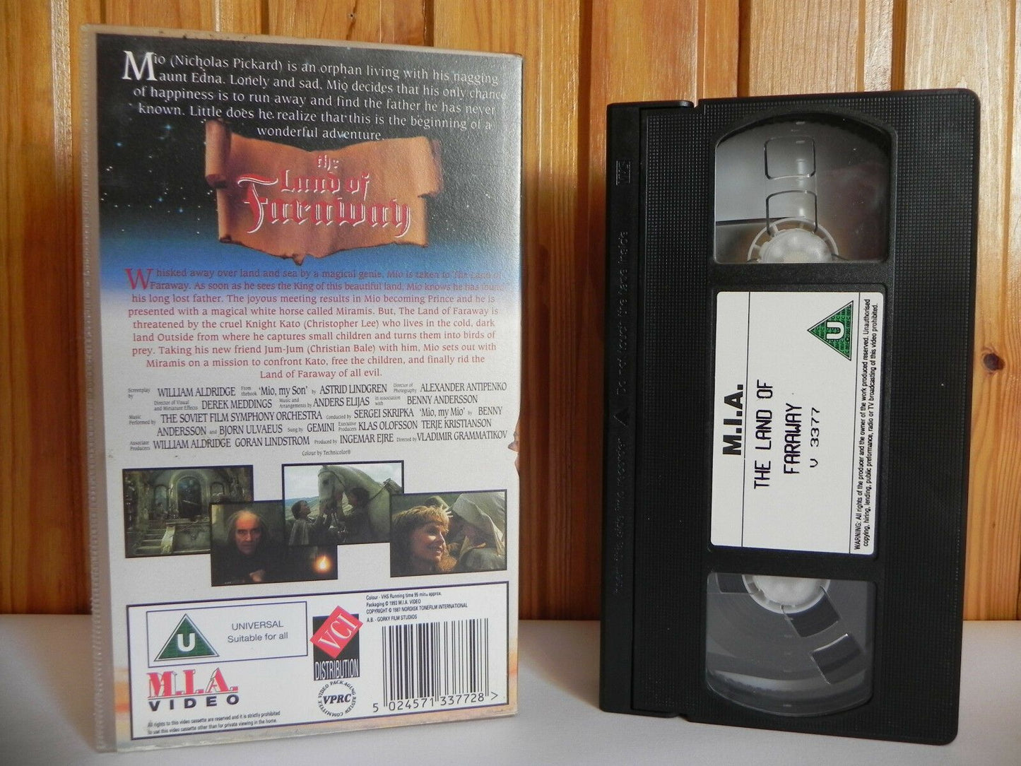 The Land Of Faraway - M.I.A. - Fantasy - Adventure - Christopher Lee - Pal VHS-