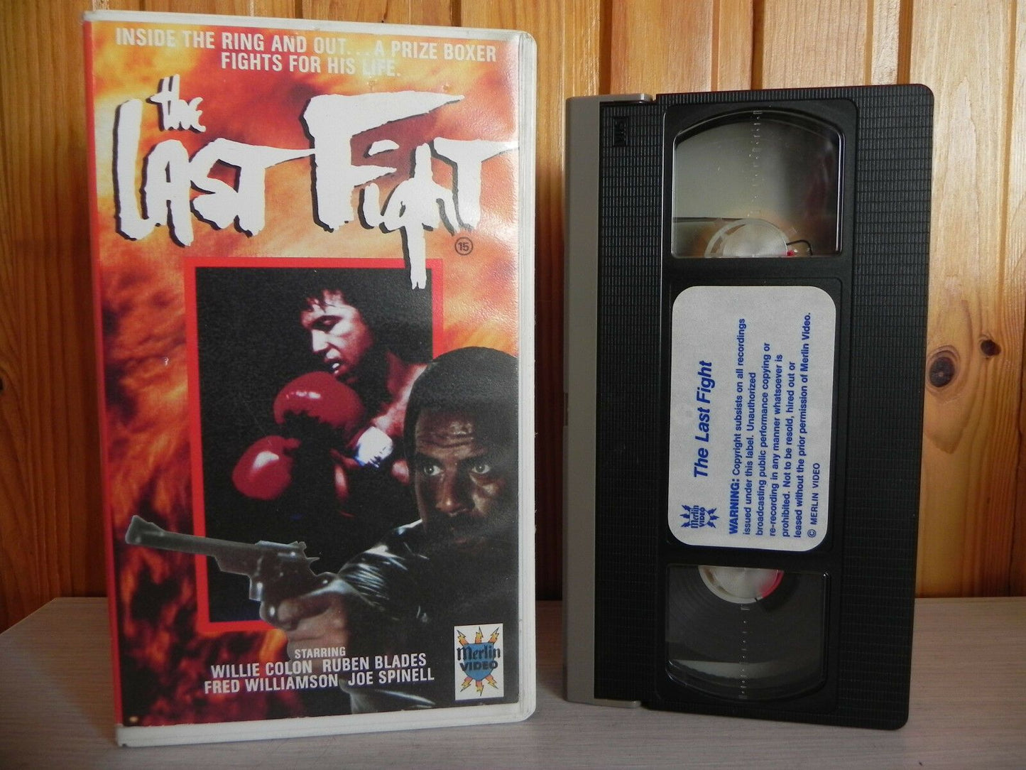 The Last Fight - Boxing Drama - Merlin Video - Pre-Cert - Willie Colon - Pal VHS-