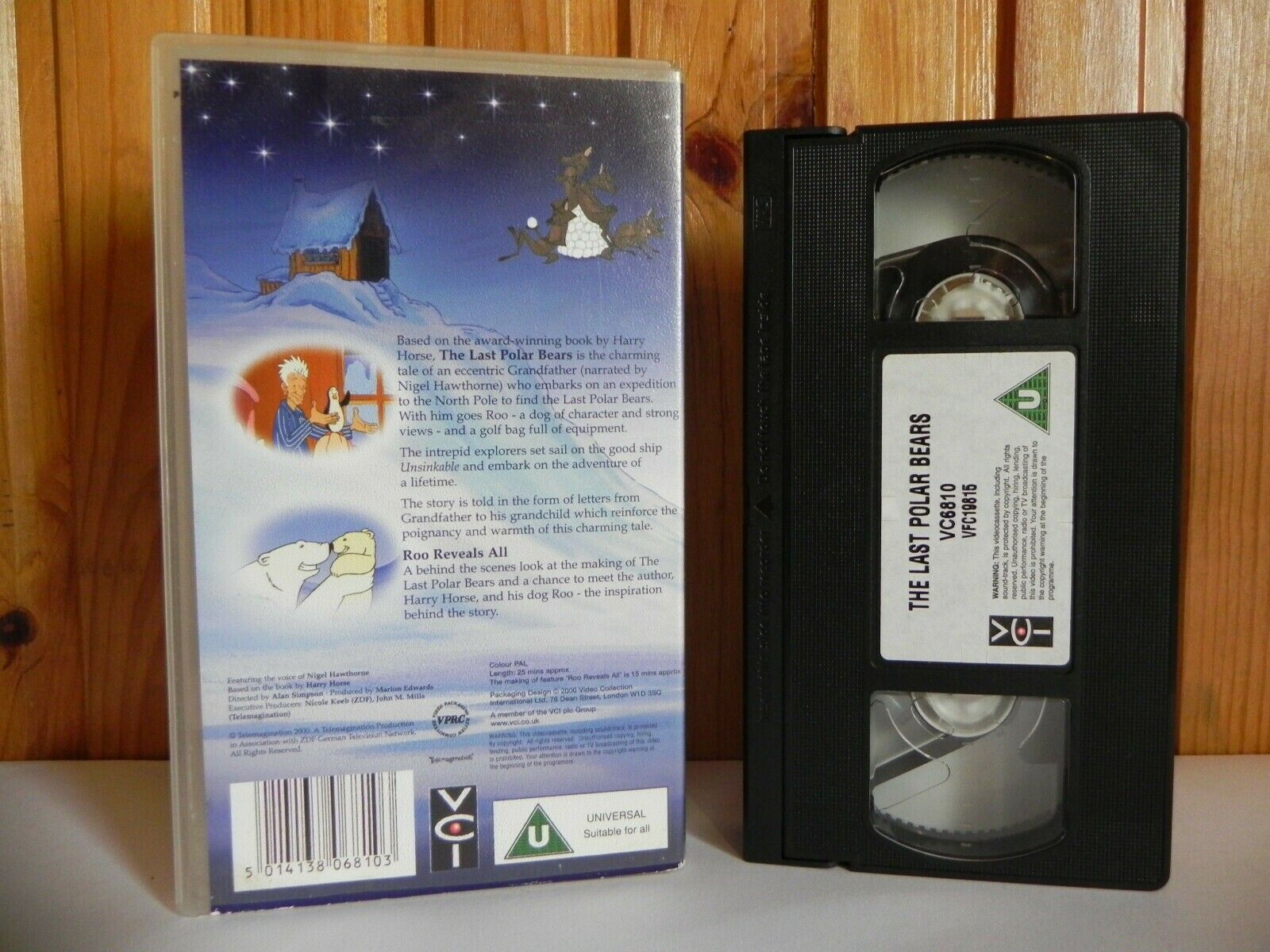 The Last Polar Bears: Harry Horse Children's Novel (2000) T.V. Video - Pal VHS-