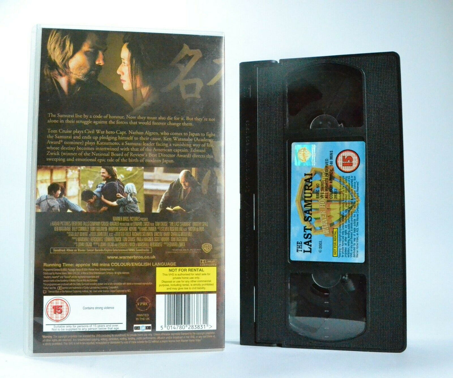 The Last Samurai: Period Action Drama - 19th Century Japan - Tom Cruise - VHS-