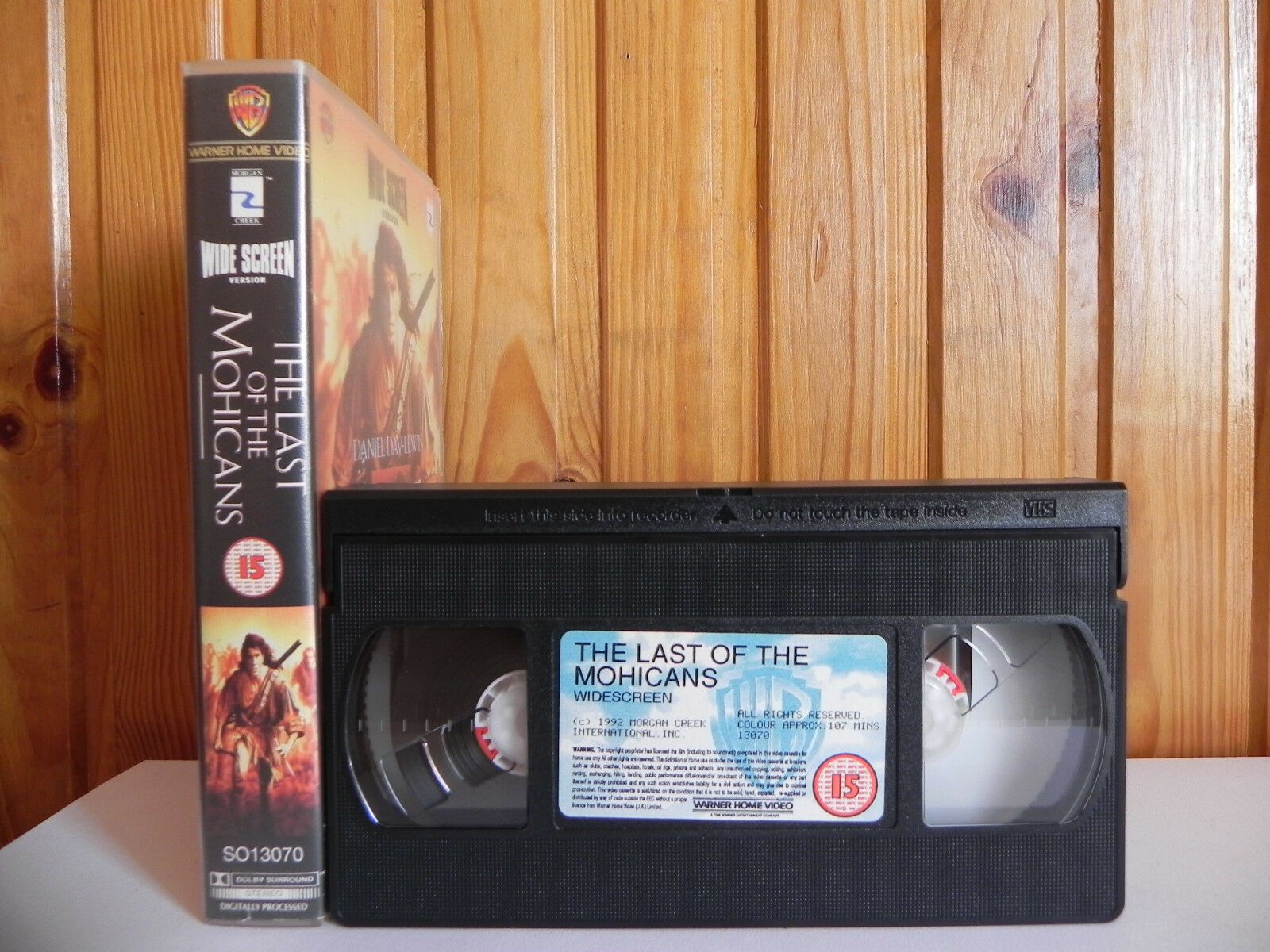 The Last of The Mohicans - Warner Home - Drama - Wide Screen - Pal VHS-