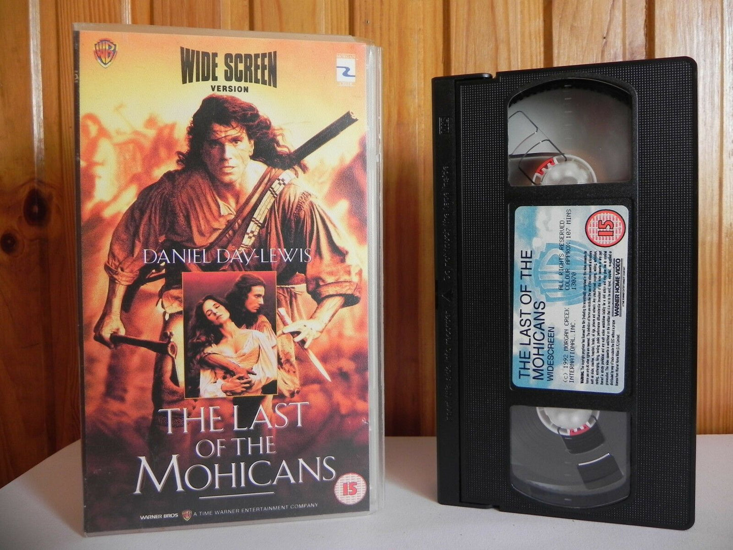 The Last of The Mohicans - Warner Home - Drama - Wide Screen - Pal VHS-